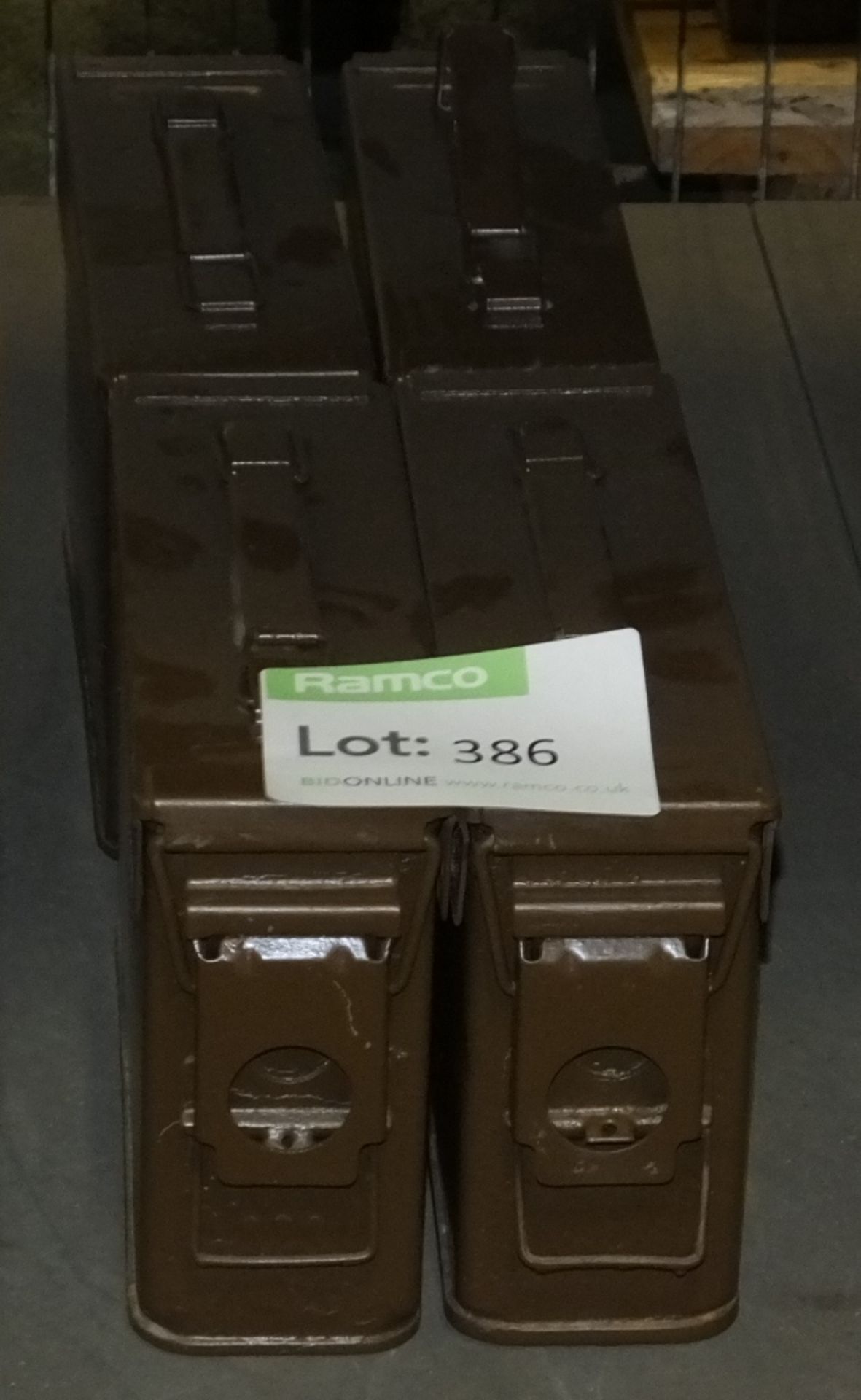 4x Ammunition Boxes Refurbished H84