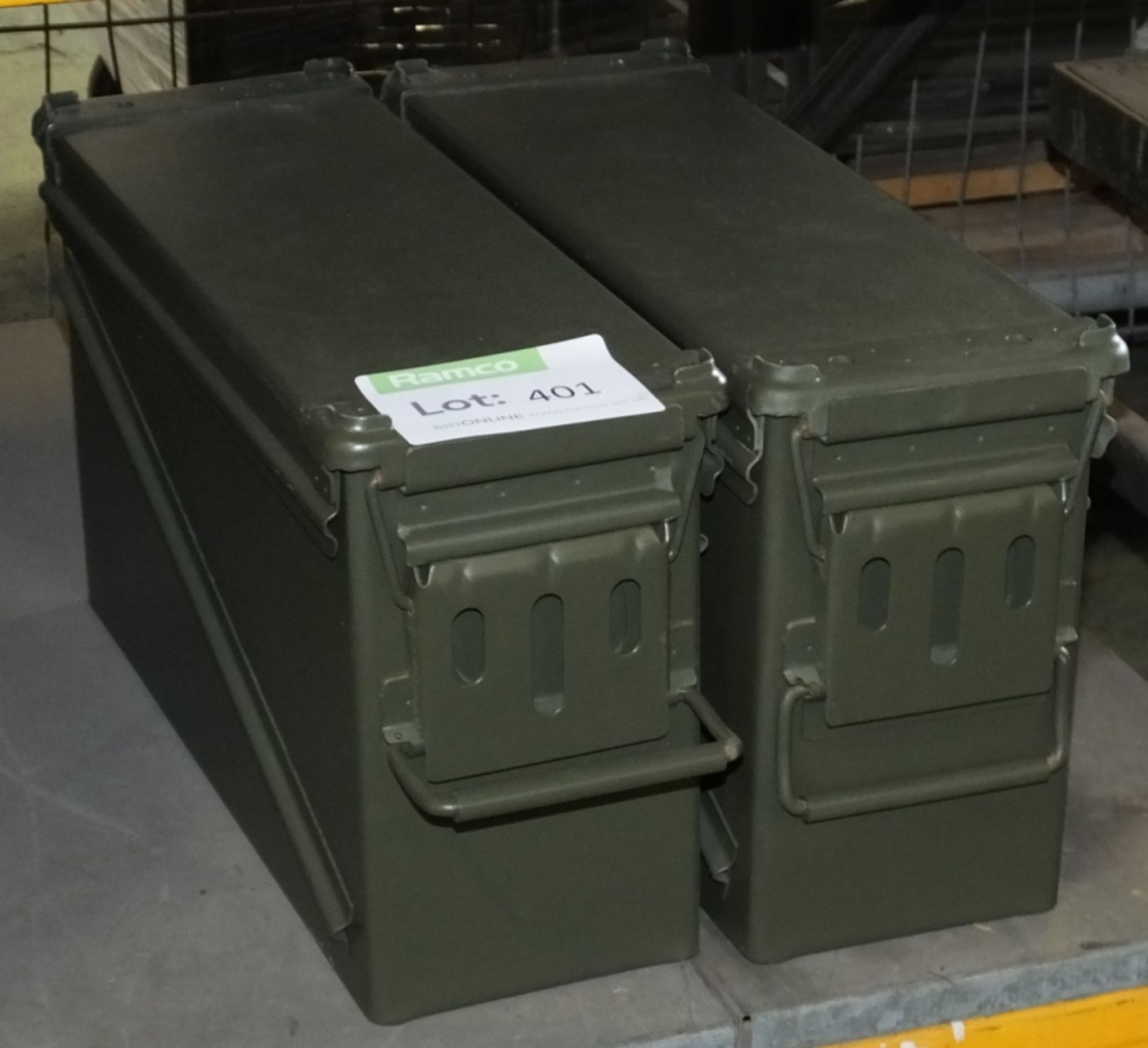 2x Ammunition Boxes Refurbished PA120