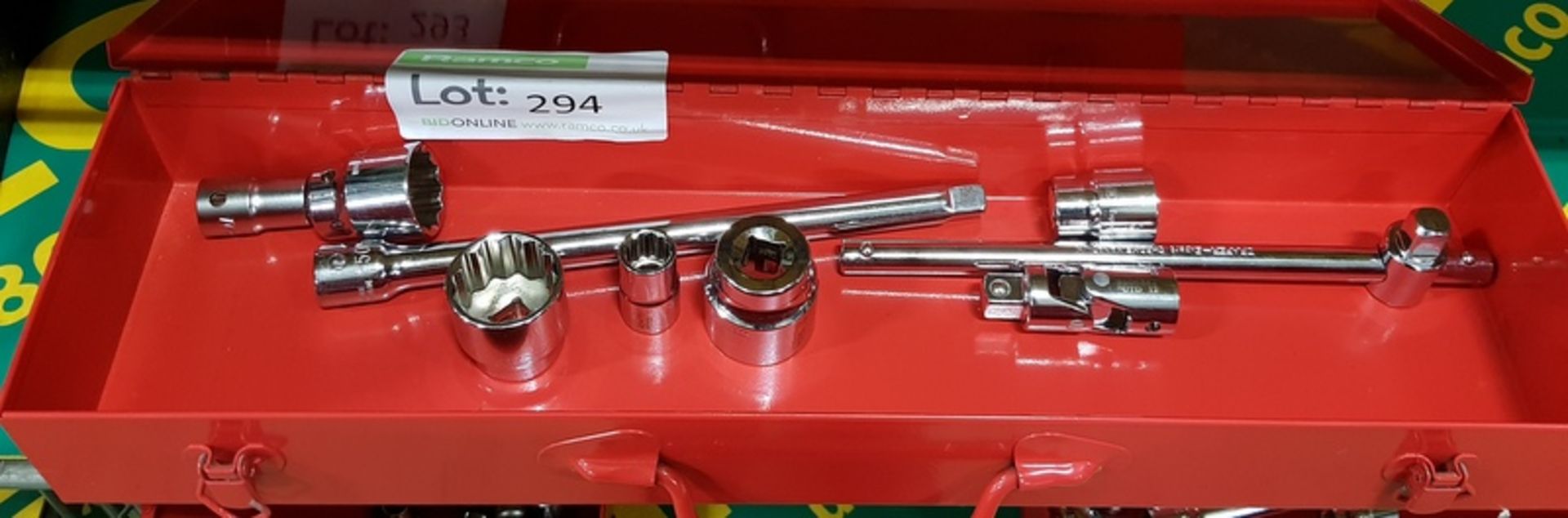 Heavy Duty Socket Set in metal carry case