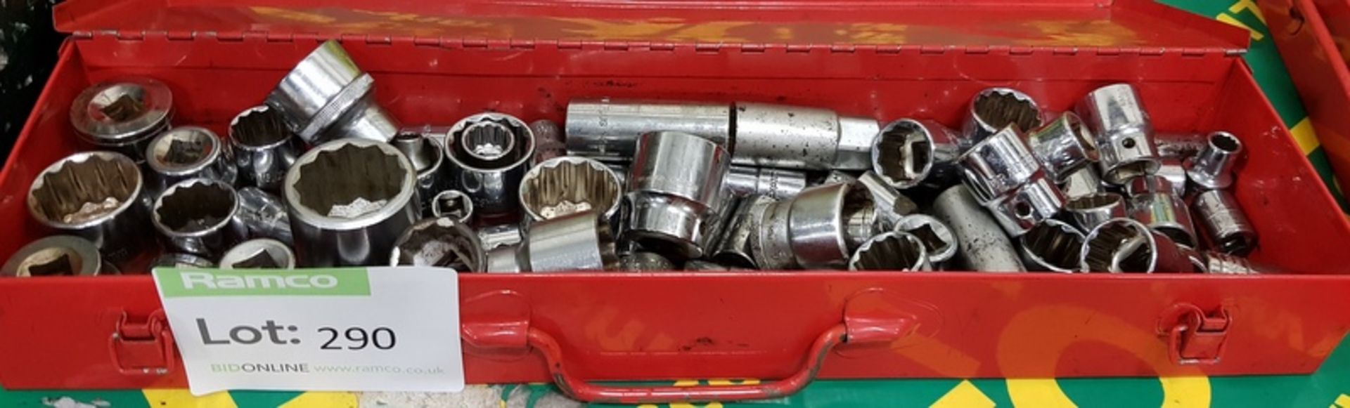 Heavy Duty Socket Set in metal carry case