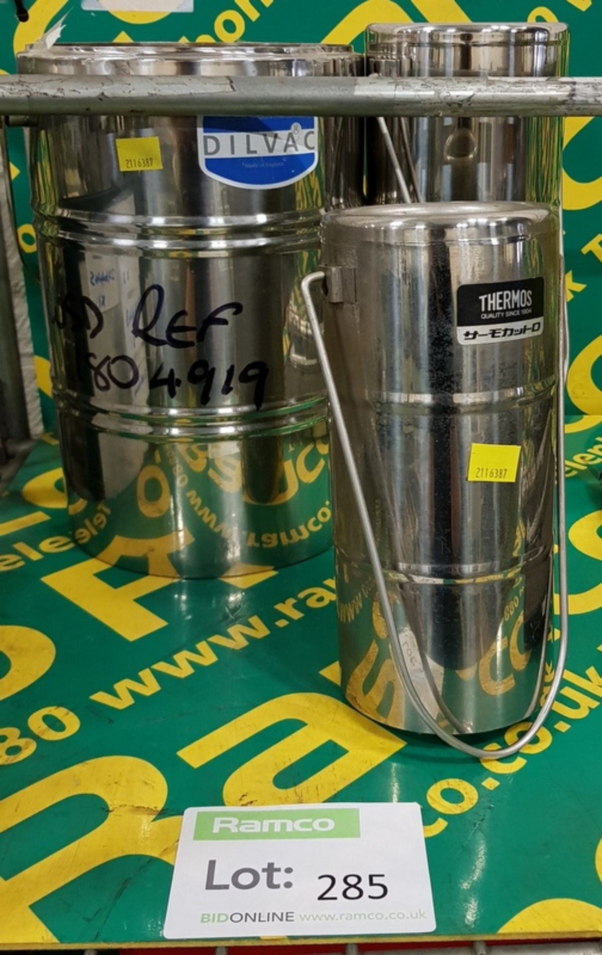 3x Thermos Carrying Containers