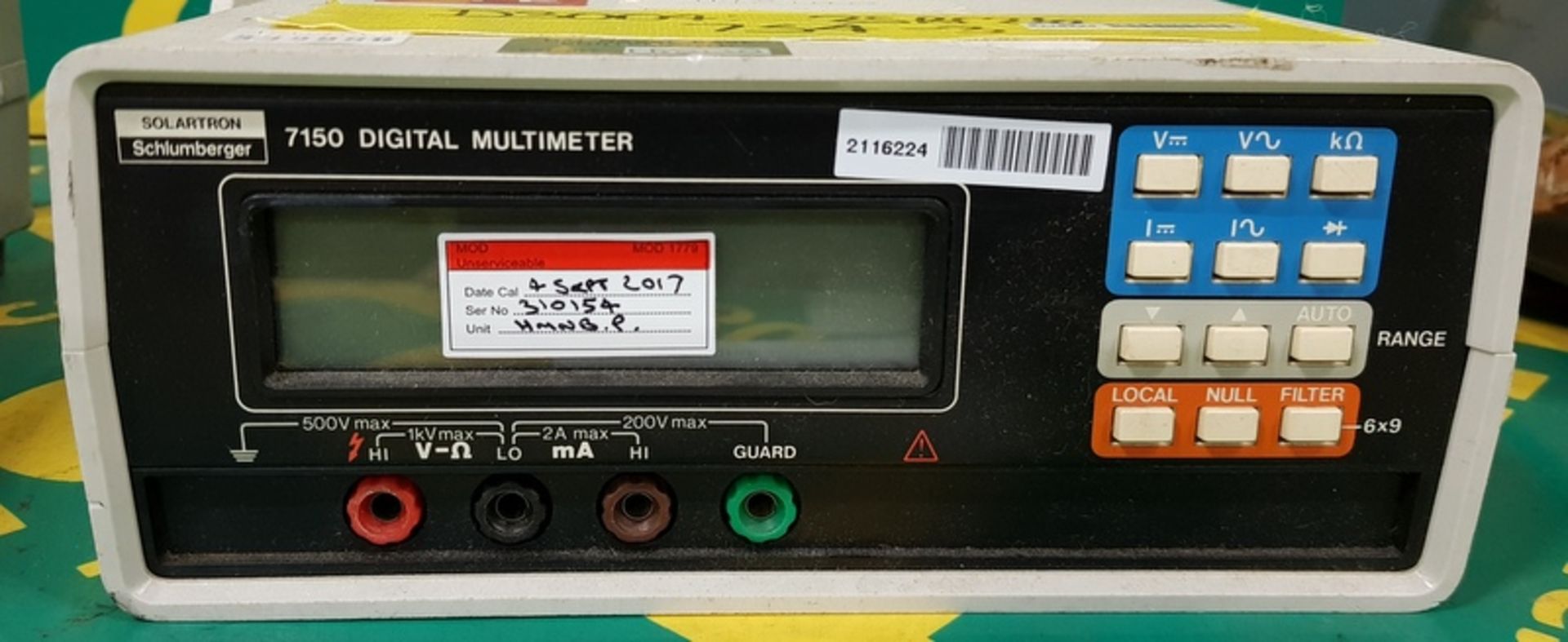 Solartron 7150 Digital Multmeter - Image 2 of 3