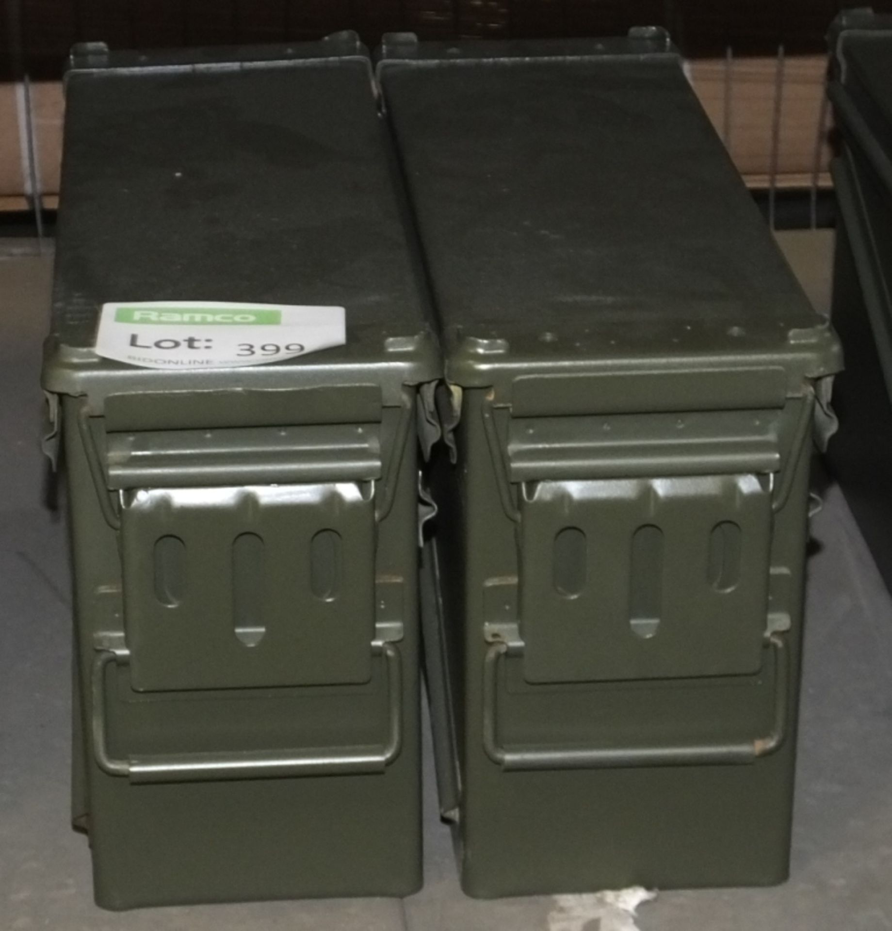 2x Ammunition Boxes Refurbished PA120