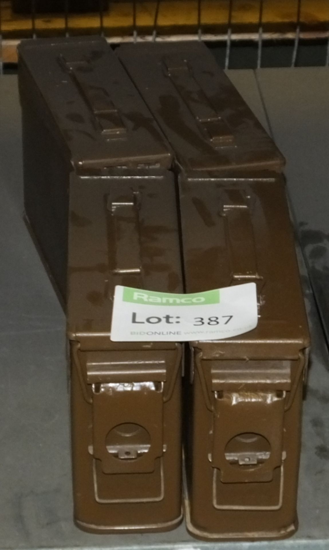 4x Ammunition Boxes Refurbished H84