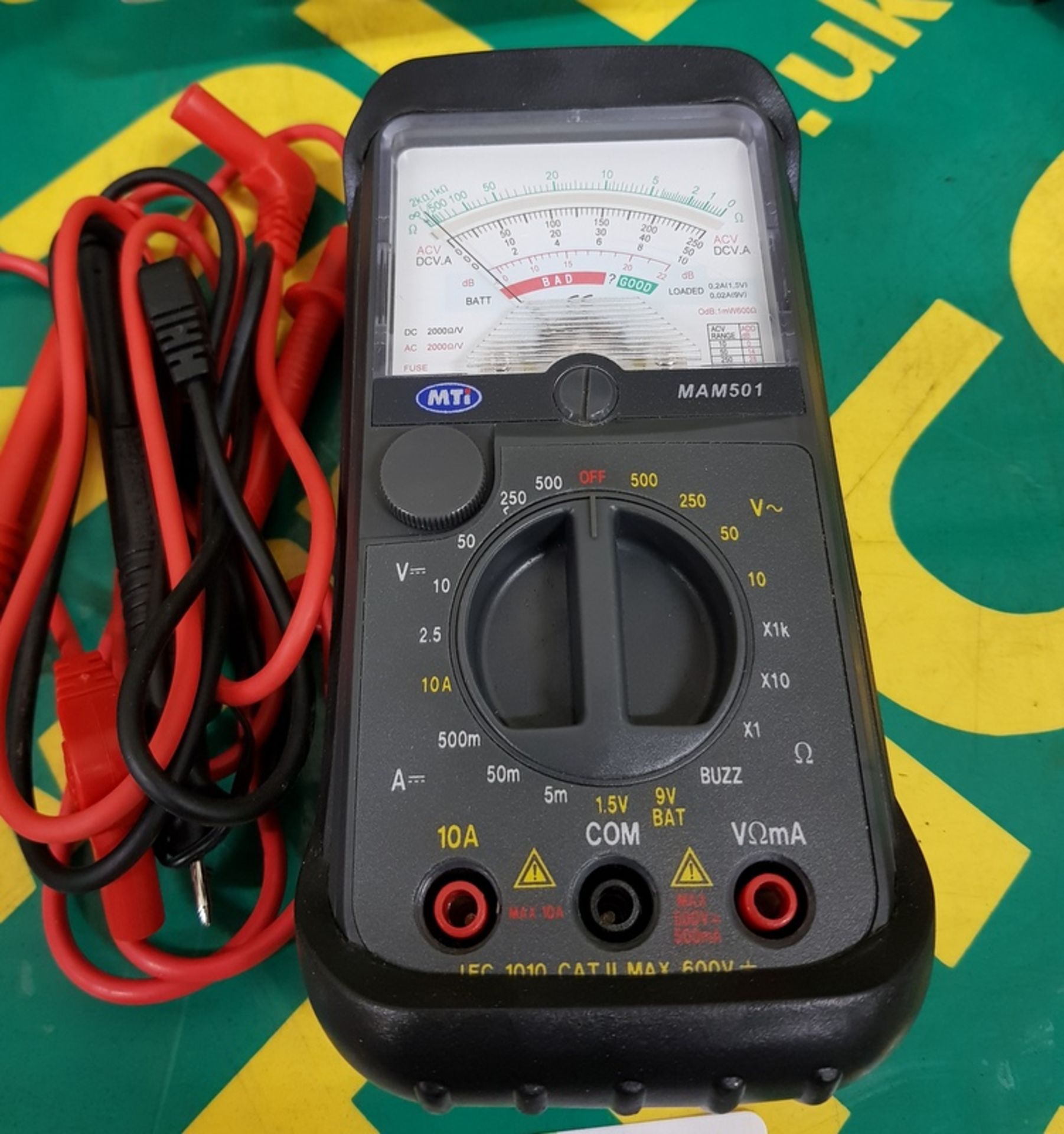 MTI MAM501 Analogue Multimeter - Bild 2 aus 2