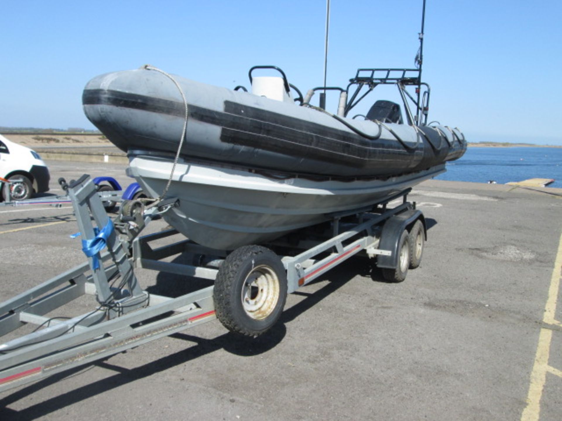 Halmatic 22 Military Spec RIB Boat - Mercury 6 cylinder 2 stroke 150hp outboard - Length 7 - Image 2 of 36