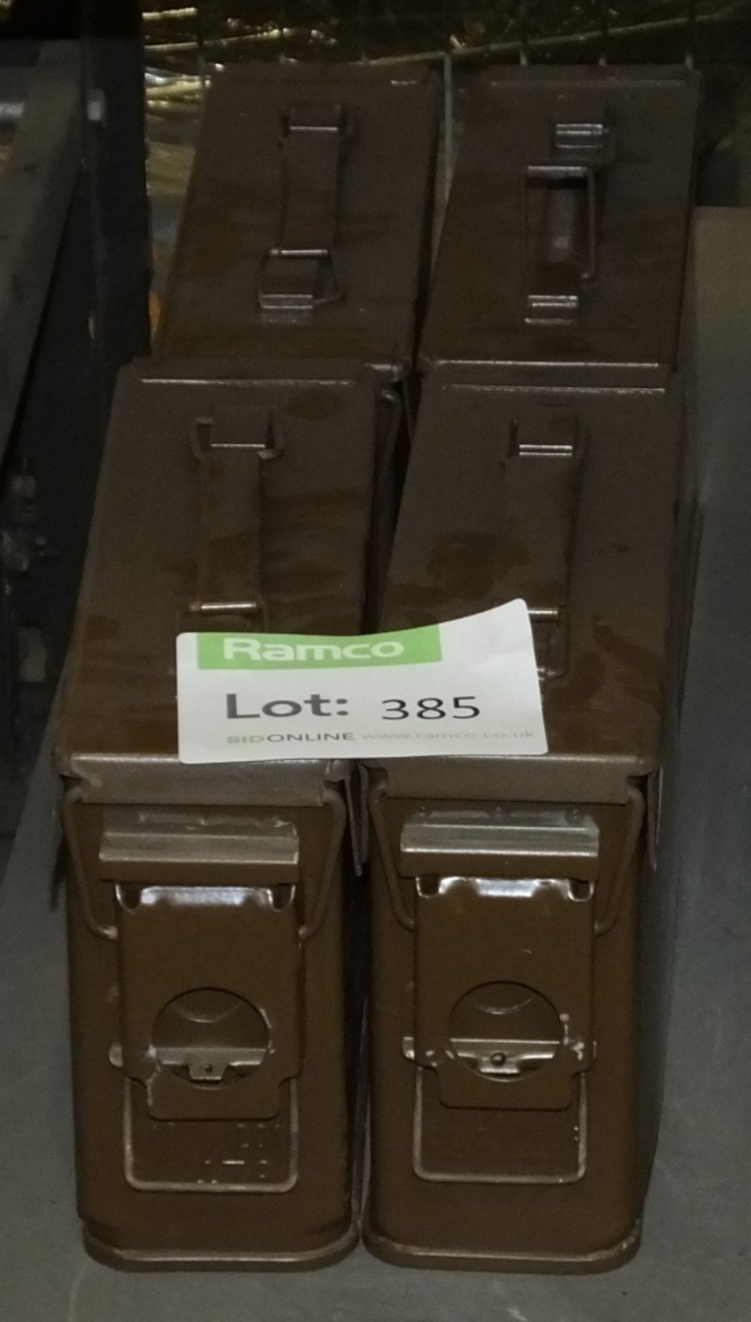 4x Ammunition Boxes Refurbished H84