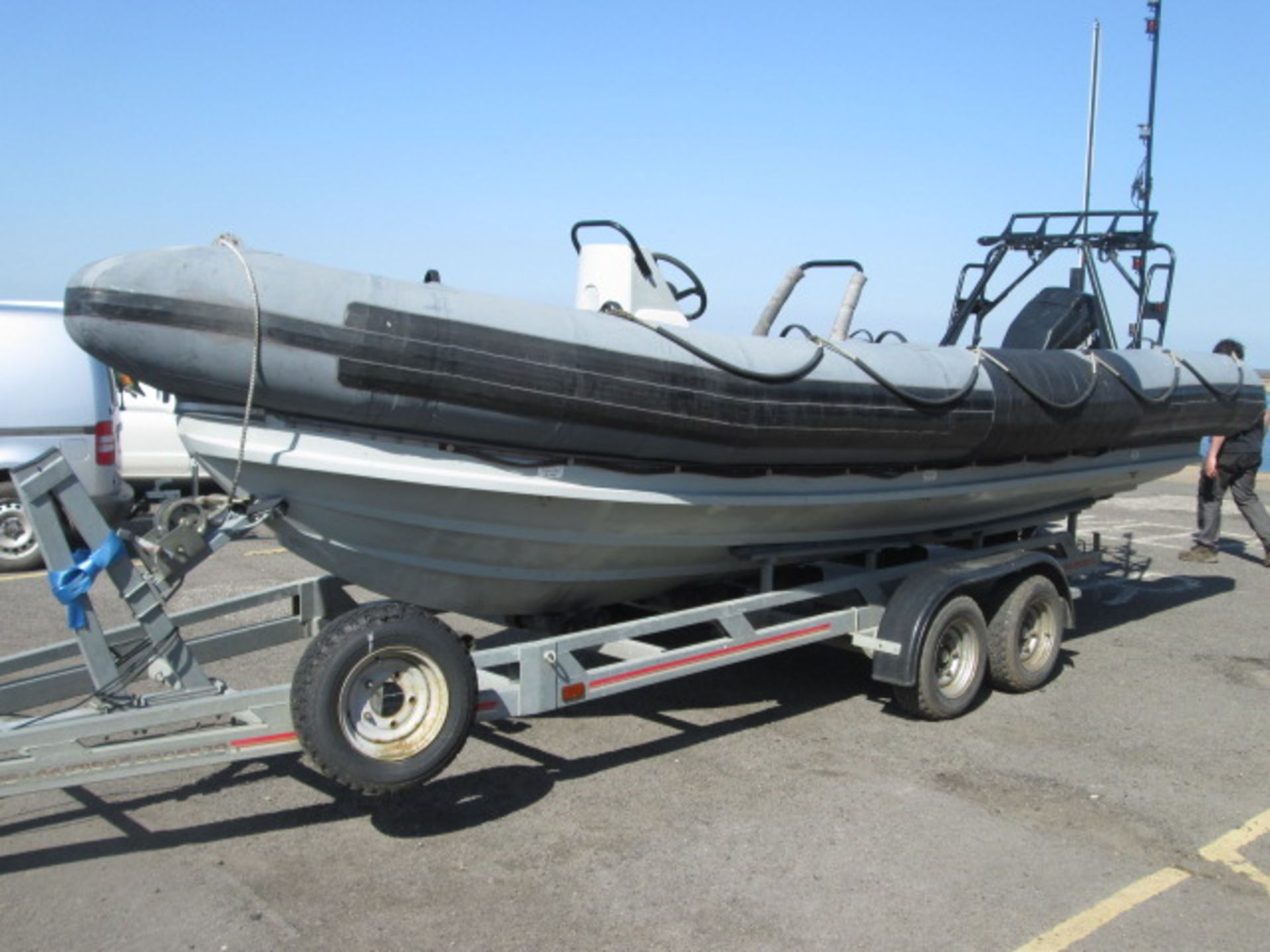 Halmatic 22 Military Spec RIB Boat - Mercury 6 cylinder 2 stroke 150hp outboard - Length 7