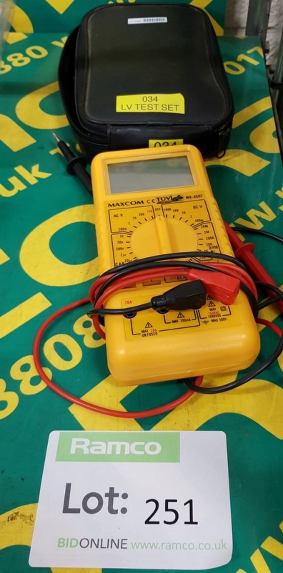 Maxcom MX-450T LV Multimeter