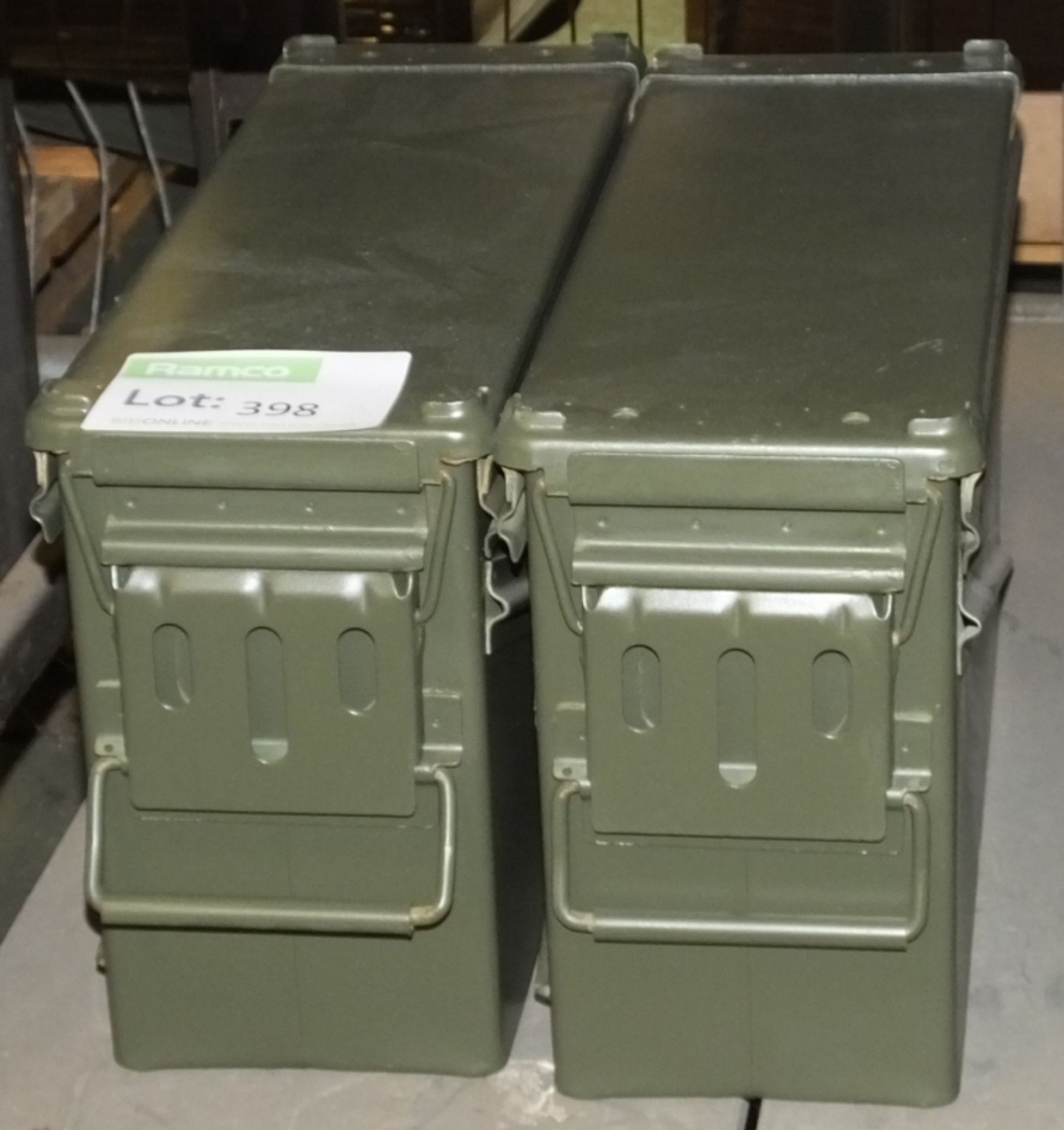 2x Ammunition Boxes Refurbished PA120