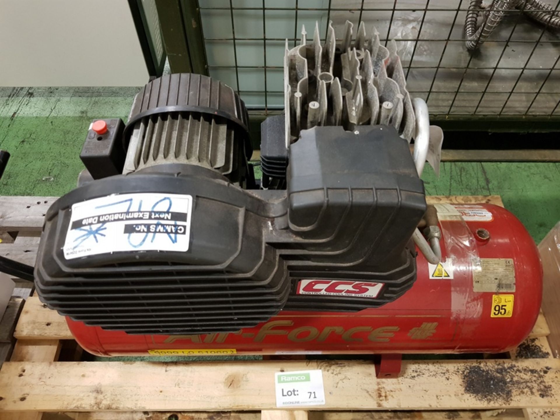 Air-Force AF9/50 compressor (as spares)