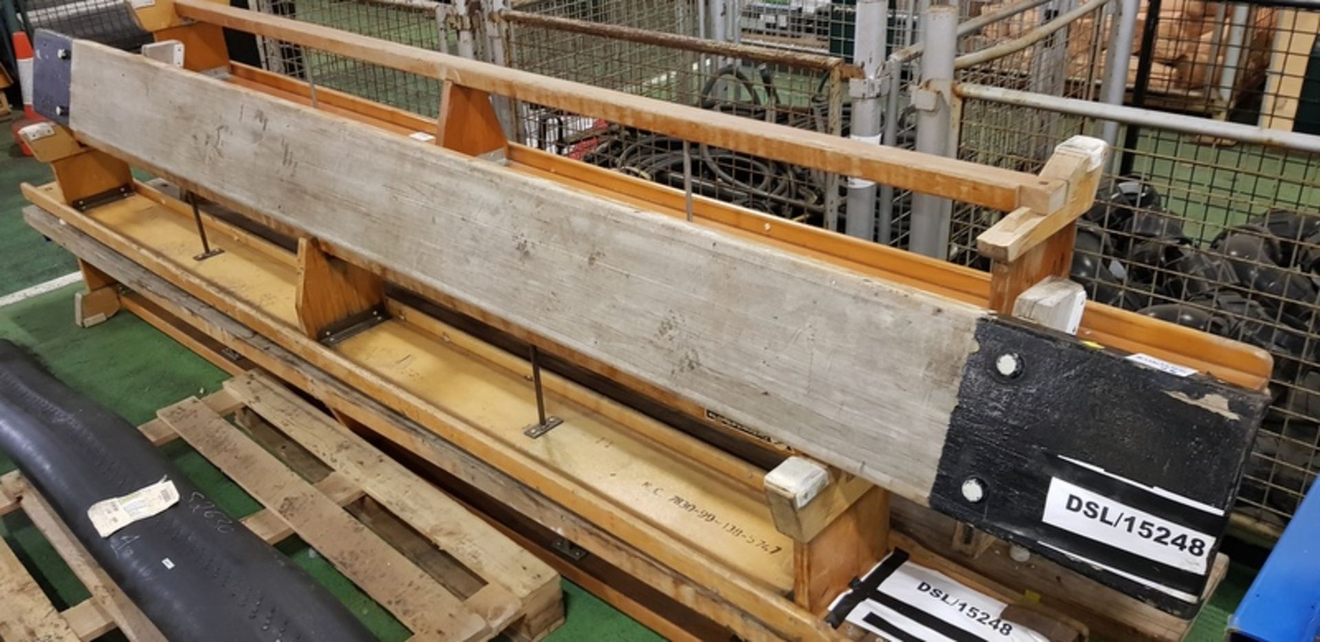 6x School Gym Benches - Image 2 of 2