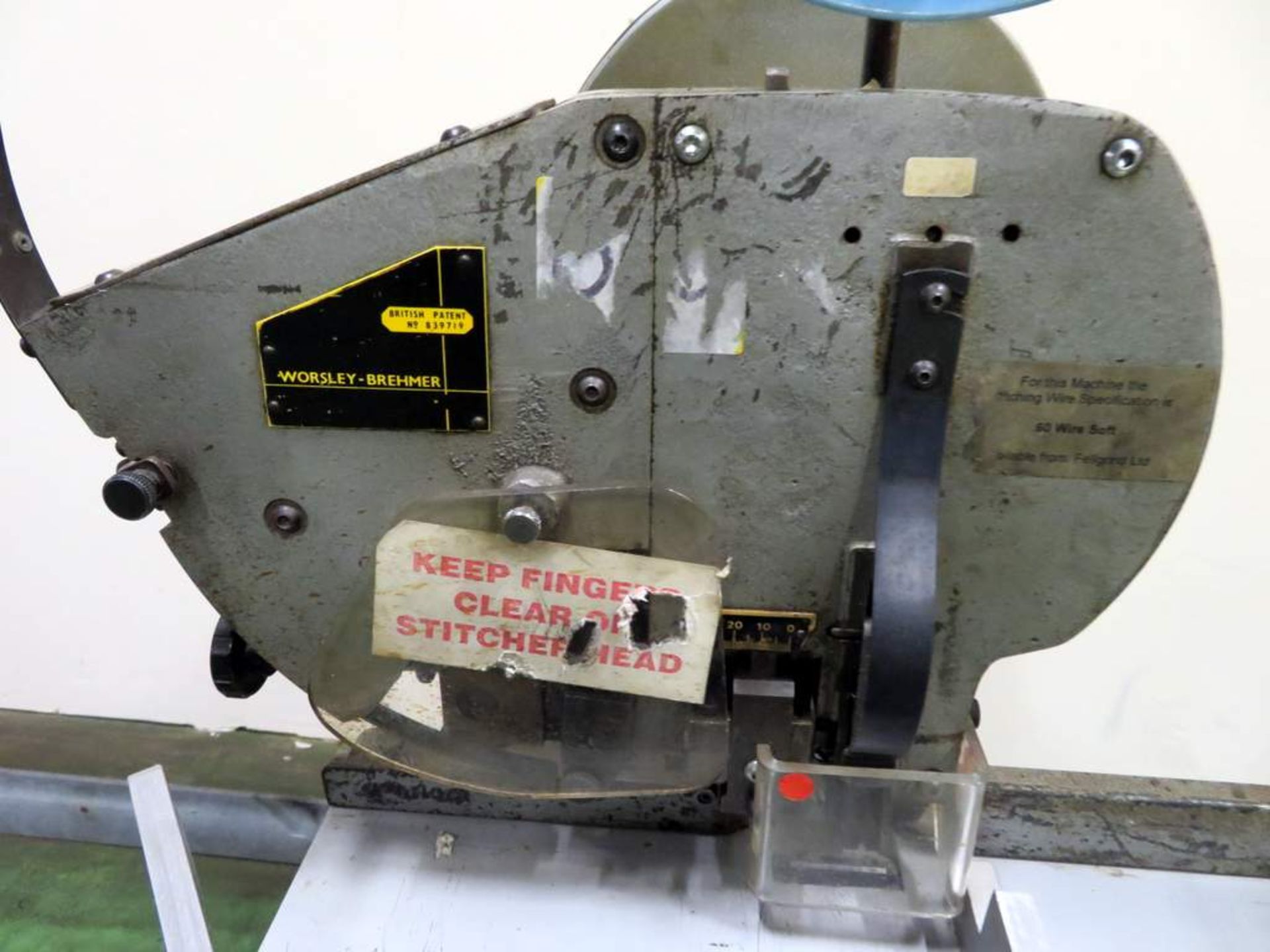 Worsely Brehmer Model Sprite wire stitcher - Serial Number: 185 - Image 4 of 13