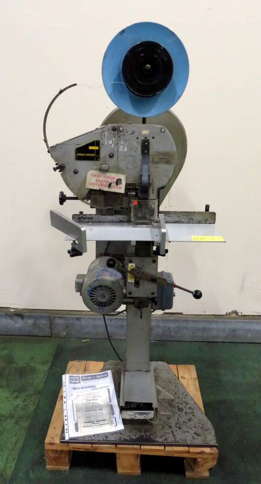 Worsely Brehmer Model Sprite wire stitcher - Serial Number: 185