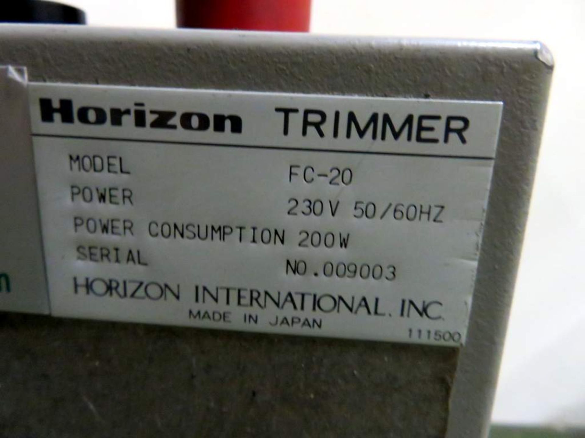 Horizon Model SPF-20 Stitching & Folding Unit, Horizion FC-20 Trimmer & 2x Horizon MC-80 Collators - Image 22 of 30