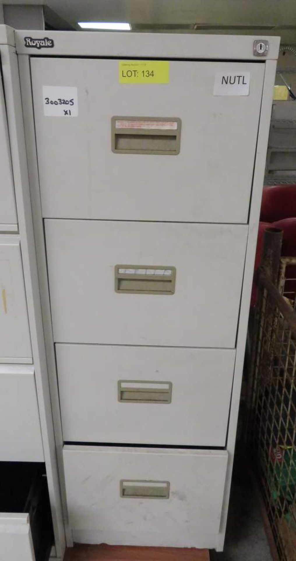 Punchline filling cabinet 4 drawers - Dimensions: 47x62x132cm (LxDxH)