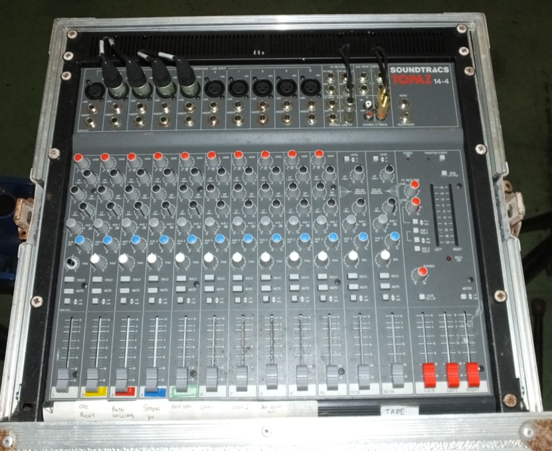PA System-RCF ART 300 System-Mics-Audio Amp System - Image 6 of 8