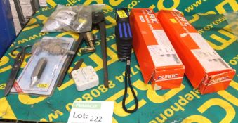 10x Padlocks, Plum Bob & Line Tool, Durite Hydrometer Battery, Drager Hand Pump