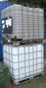 2x Empty IBC 1000ltr Containers Size 4ft x 3ft x 4ft10in