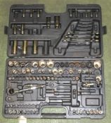 Halfords - Ratchet & Socket set in carry case - incomplete