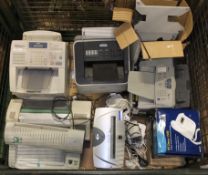 Office Fax Machines, Desk Phones, Shredder