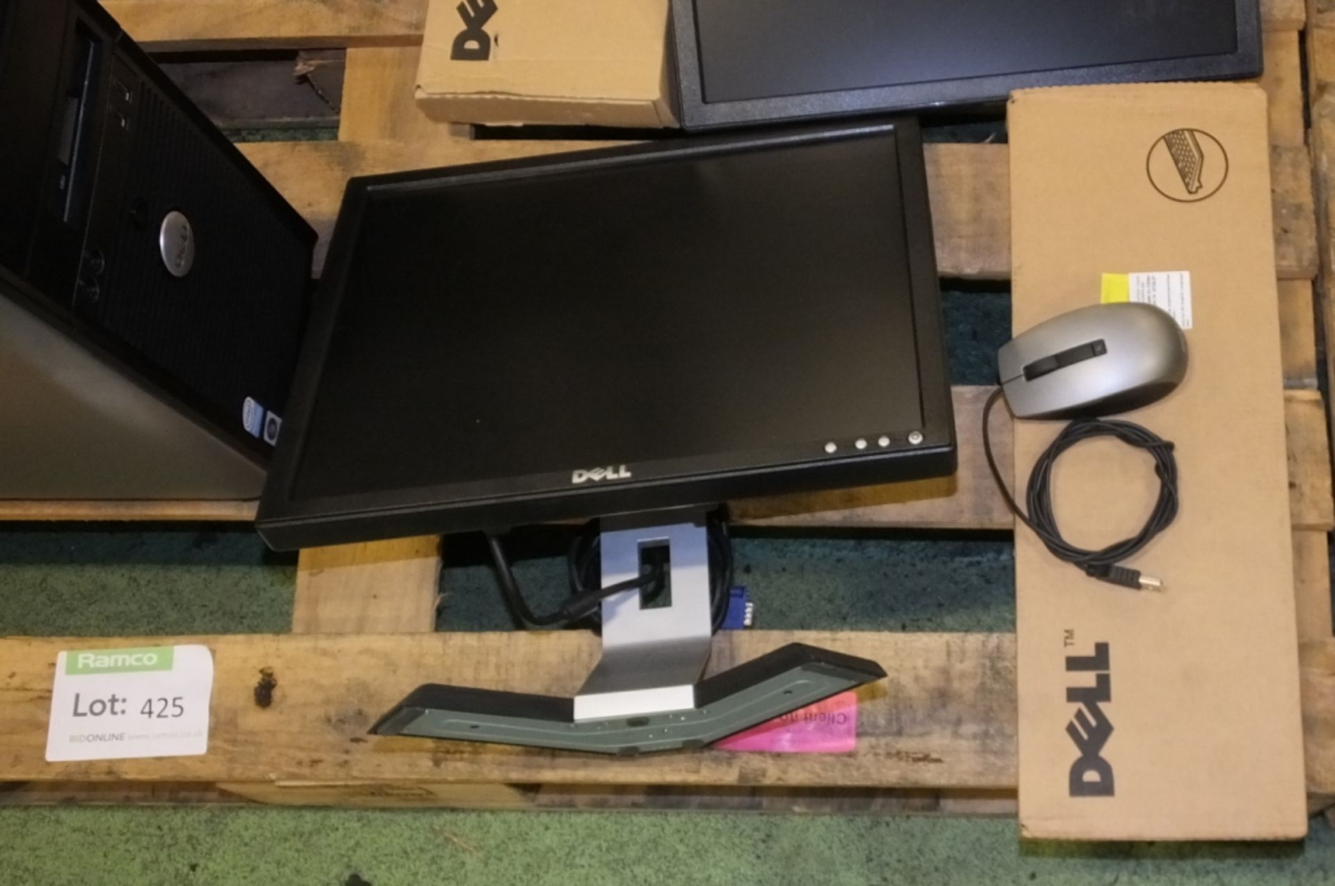 2x Dell 14" Monitors, 2x Dell PC Towers, 2x Keyboards, 2x Mice - Bild 3 aus 4