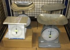 Salter Weighing Scales, 3x Salter Weighing Scales