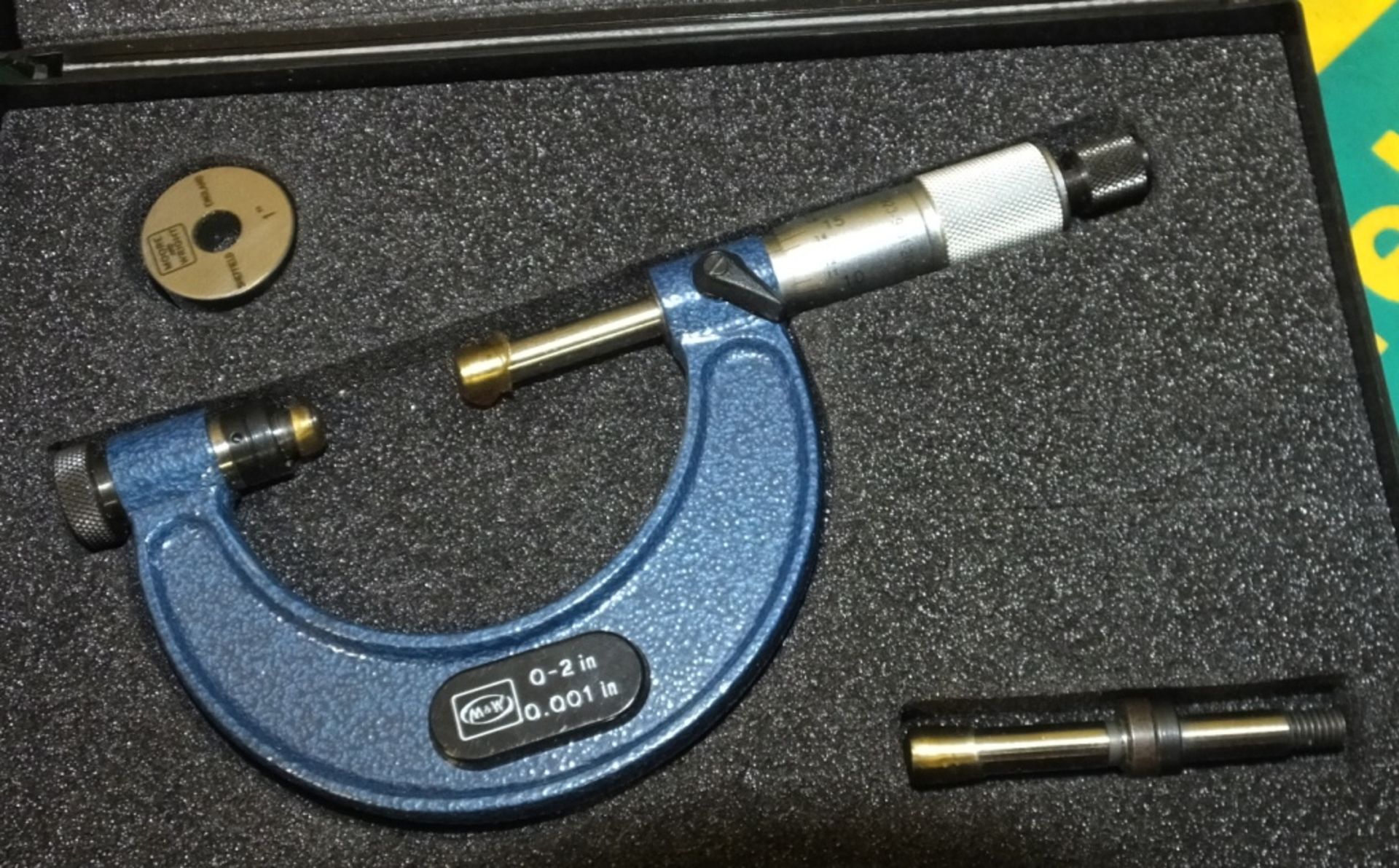 M&W Micrometer 0-2in 0.001in