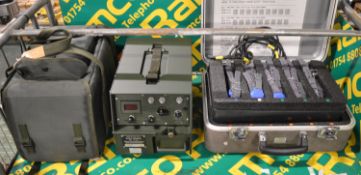 Fisher Controls Dosimeters & Reader - both with Carry Cases.