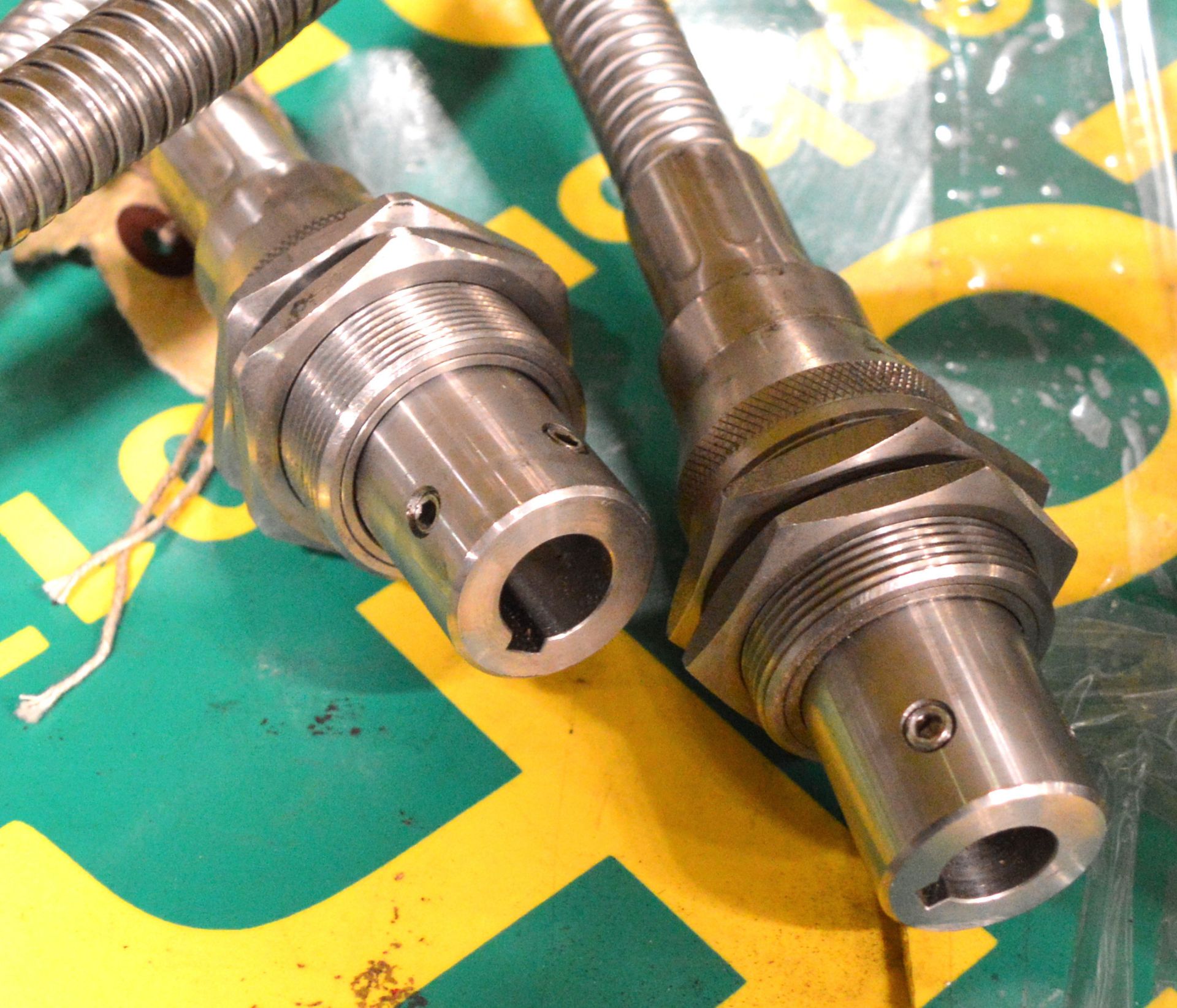 2x Stainless Steel Pressure Hoses. - Image 2 of 2