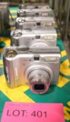 5x Canon PowerShot A520 Digital Cameras - Not Tested.