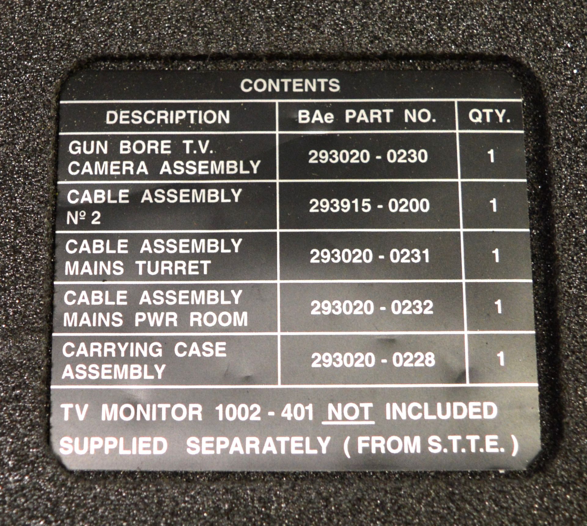 Selex Galileo Gun BoreTV Camera Assembly in Case. - Image 3 of 4
