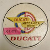 Cast Sign - Ducati - 240mm wide.