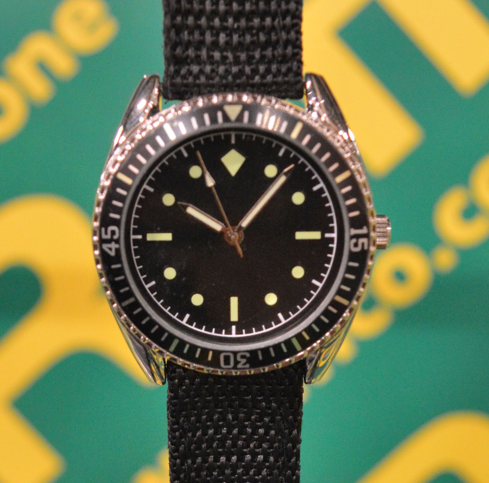 Reproduction Wristwatch - German Naval Commando. - Image 2 of 2