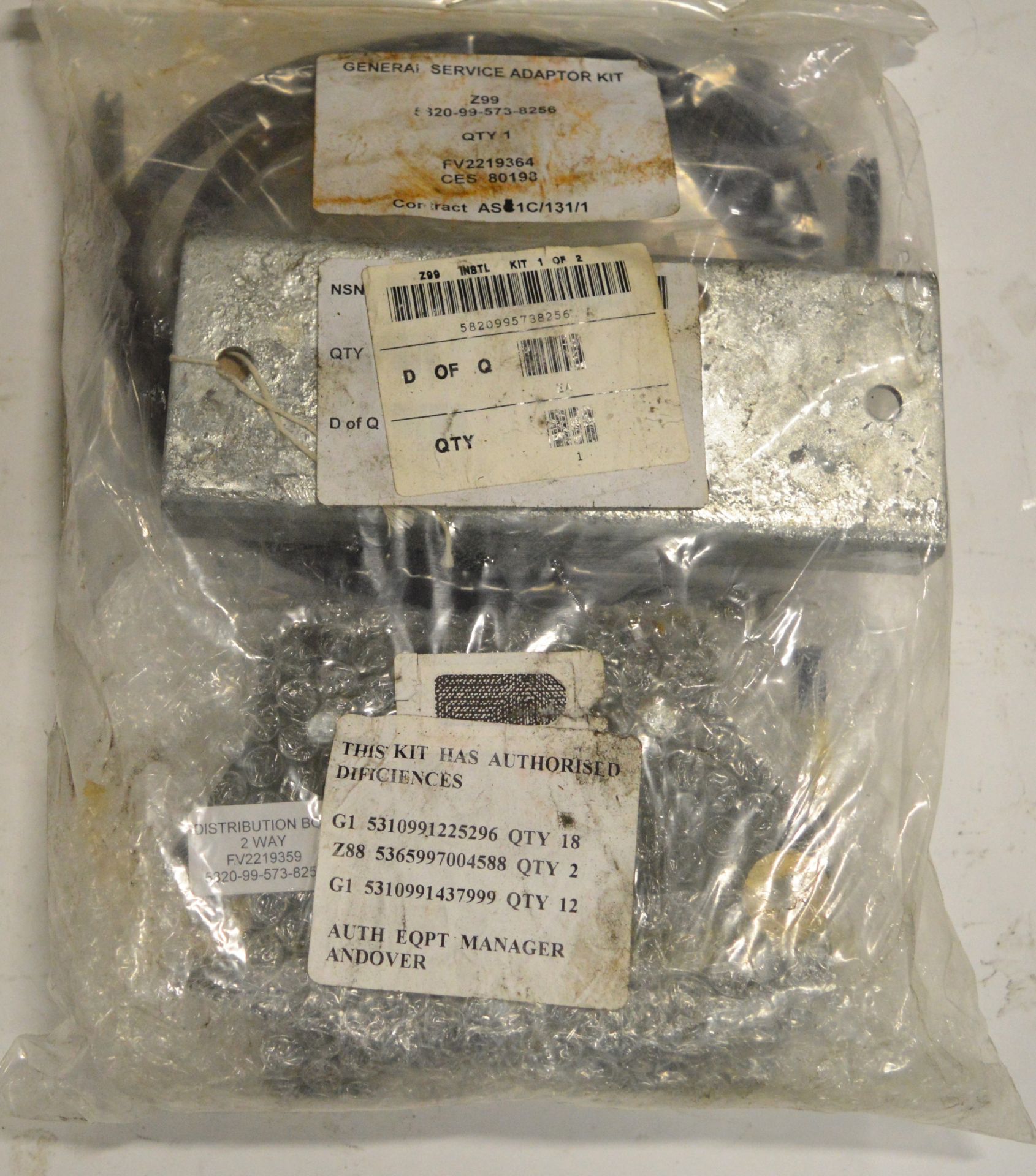 5x General Service Adaptor Kits NSN 5820995738256. - Image 2 of 2