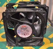 4x 120mm Cooling Fans - 115V.