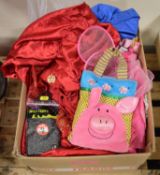 Box of Children's Dressing Up Clothes.