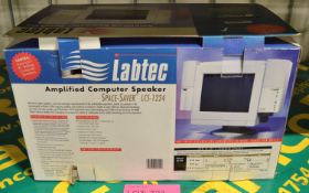 Labtec Amplified Computer Speakers.