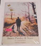 Tin Sign 700 x 500 - James Purdy & Sons - Man & Dog