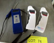 3x Digital food thermometer - Comark KM221 & Hygi Plas