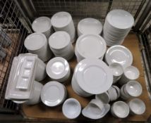 Various Churchill porcelain plates, side plates, bowls & dishes