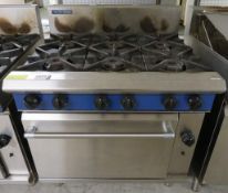 Blue Seal Model: G506DF - 6 Ring gas hob