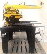 DeWalt DW729 3 Phase 350mm Radial Arm Saw - £5 Loading Charge Applied to this lot