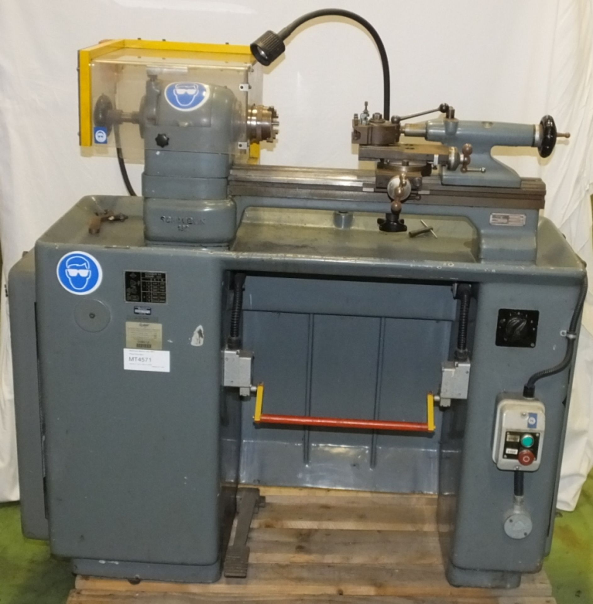 Schaublin S.A. Lathe Type 102-80 - 420V - Serial 250358 - £10 Loading Charge Applied to th