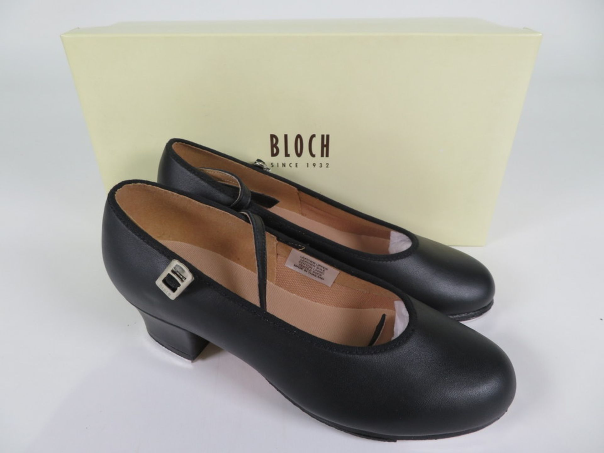 5 X PAIRS OF BLOCH SHOW-TAPPER WOMENS TAP SHOES; SO323L; BLACK; SIZE 5; BOXED