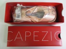 9 X PAIRS OF CAPEZIO CONTEMPORA POINTE SHOES; 176; PINK; SIZE 7D; SOME BOXED