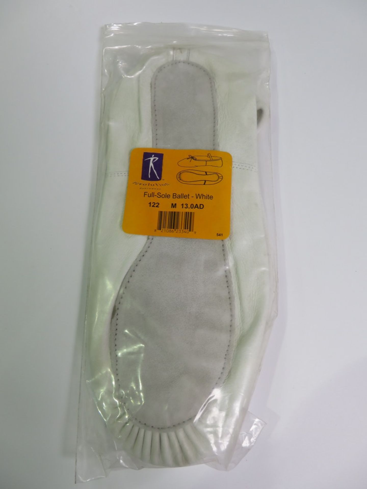 APPROX. 60 X PAIRS OF REVOLUTION DANCEWEAR FULL SOLE BALLET PUMPS; 122; WHITE; - Image 2 of 3