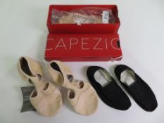 5 X PAIRS OF CAPEZIO POWER POINTE SHOES; UPP323; PINK