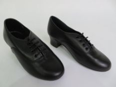 23 X PAIRS OF OXFORD LACE UP DANCE SHOES; BLACK; SIZE L6