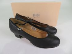 6 X PAIRS OF BLOCH SHOW-TAPPER WOMENS TAP SHOES; SO323L; BLACK; SIZE 10; BOXED